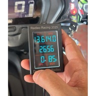 METER RED LEO 5 in 1 -AFR  -BATTERY VOLTAGE   -COOLENT TEMP  -TPS SENSOR  -RPM SENSOR ESR MOTOR