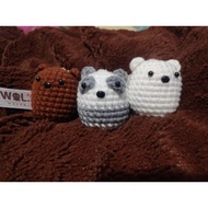 GANTUNGAN Keychain / Amigurumi Keychain - We Bare Bears