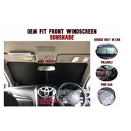 OEM Custom-Fit Car Front Windshield Sunshade FOR~TOYOTA VIOS CHR CAMRY ALTIS ESTIMA VELLFIRE Customi