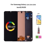 OLED  With Frame For Samsung A30 A50 A50S LCD Display With Touch Screen