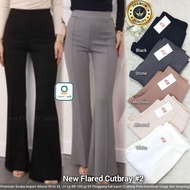 FLARED SONNA SCUBA PANTS SCUBA Flared Pants