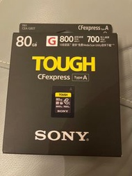 $1490-Tough Sony 80gb SONY/索尼CFexpress Type-A存儲卡A1 A7S3 A74 A7r5 記憶卡 CEA-G80T