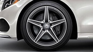 【凱達輪胎鋁圈館】Mercedes-Benz 賓士 C-Class W205系列 類AMG 夜色版 18吋 可前後配鋁圈