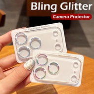 Bling Glitter Camera Lens Protector For iPhone 17 Pro Max Air 16 15 14 13 Pro Max 16 Plus 13 Mini Fu