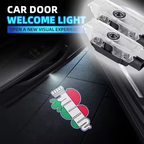 LED Car Door Welcome Lights for Alfa Romeo Alfa Romeo Giulietta Mito Stelvio Giulia 159 147 Courtesy