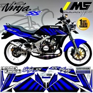Decal Sticker Striping Variasi Motif Ori Ninja SS 150 2013 Orange - Ninja Ss 150 2014 2015 - Ninja S