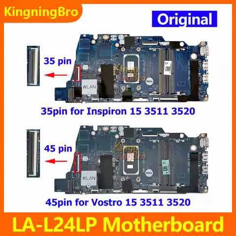 GDM51 LA-L24LP Laptop Mainboard For Dell Inspiron 15 3511 Vostro 15 3520 Motherboard DDR4 11th Gen C