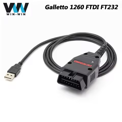 Galletto 1260 ECU Chip Tuning Tool OBD2 Car Diagnotic Tools FTDI Chip ECU Flasher Programmer Read&Wr
