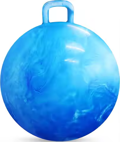 Hopper Bouncing Ball with Handle 21" Inflatable Hop Ball Bouncing Ball Bouncy Balls Hopping Toys Jum