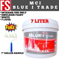 7 Liter MCI BLUE I TRADE Emulsion Paints for Ceiling Wall Cat Dinding