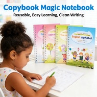 Copybook Magic Books Kid's English Calligraphy Learning Pen Magic Notebook 4PCS