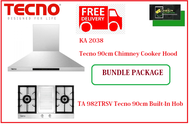 TECNO HOOD AND HOB BUNDLE PACKAGE FOR ( KA 2038 &amp; TA 982TRSV ) / FREE EXPRESS DELIVERY