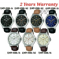 Original Casio Men Watches [2YEARS WARRANTY] MTP-V300L Series Unisex Watch MTPV300 Jam Tangan Lelaki MTP-V300 V300L