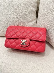 Chanel Cf 20cm 荔枝皮粉色 23卡 full set