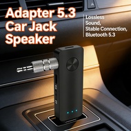 Adapter T66 Bluetooth 3.5MM Car Speaker Jack, Receiver AUX 5.3 Car Bluetooth Wireless
