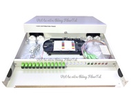 ODF 12Fo indoor sắt chuẩn SC  LC / APC - UPC ( single mode simplex Full phụ kiện)