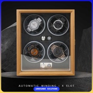 Rhodey Watch Winder Box Automatic 4-Slot Watch Display Box - SKW14