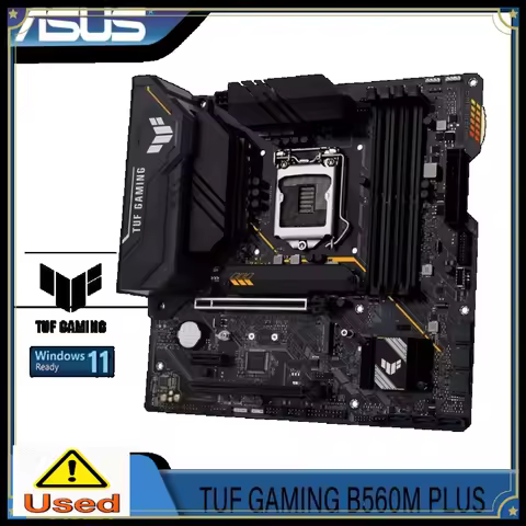 ASUS TUF Gaming B560M-PLUS LGA1200 Micro ATX Gaming Motherboard PCIe 4.0, 2X M.2 Slots