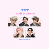 (read desc) txt kpop mail stickers (35 pcs)