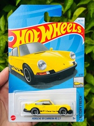 Hobby Store xe mô hình Hot Wheels Basic Porsche 911 Carrera RS Vàng