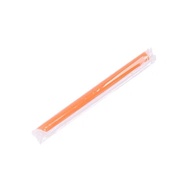 Diameter 1.1cm Thick Straw Disposable Transparent Bubble Tea Coconut Pointed Straw Individually Pack