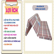 Nệm bông ép gấp 3 CAO CẤP 1M6X2M 9CM ( GIAO MÀU NGẪU NHIÊN - GỌN - NHẸ - SANG TRỌNG )