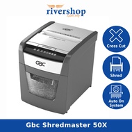GBC ShredMaster 50X Auto Feed Paper Shredder 50sheets - Cross Cut / Heavy Duty Paper Cutting Machine / Mesin Penghancur