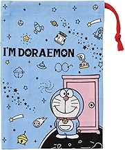 Skater KB62-A Bento Cup Bag, 8.3 x 5.9 inches (21 x 15 cm), Gusset, Doraemon, Space Sanpo, Made in J