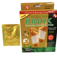 แผ่นแปะเท้าเพื่อสุขภาพ KINOKI ของแท้💯 Foot Pad แผ่นแปะเท้าสมุนไพร ช่วยหลับสบาย แผ่นเเปะเท้าเพื่อสุขภาพ  Foot Pad（10pcs）