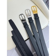 CHA ** Zegna Zegna Men's Belt Belt Belt Double-Sided Cowhide Belt Width 3.5cm