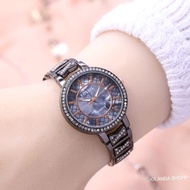 Jam tangan fossil wanita kw black
