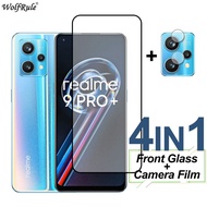 Full Cover Tempered Glass For Realme 9 Pro Plus 9i 8S 8i 8 7 X7 Screen Protector Protective Phone Camera Film Realme 9 Pro 9i 8S