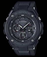 【พร้อมส่งจากไทย   สินค้ามีรอยขีดข่วน 】Casio G-Shock G-STEEL รุ่น GST-S100G-1B นาฬิกาผู้ชาย นาฬิกาพลังงานแสงอาทิตย์ นาฬิกาสีดำ Black 59.1×52.4×16.1mm