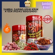 Original Sambal Garing Kruk Kruk Ateen (Pedas) (100g/240g) by Ateen Kitchen
