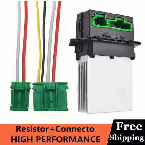 Blower Motor Heater Fan Resistor+Connector/Wire For Nissan Tiida Livina Citroen Peugeot Renault 2715
