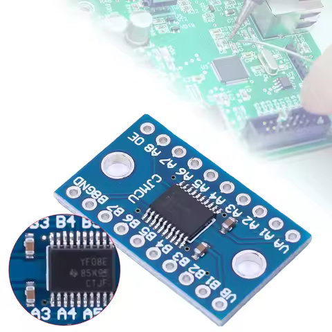 TXS0108E Logic Level Shifter Bi-Directional Module 3.3V 5V 8 Channel Logic Level Switching Shifter H