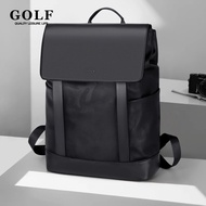 GOLF QUALITY Backpack Men Black Laptop Backpack 16 inch Slim Nylon Business Office Bags Stylish Man