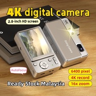 4K Retro Digital Camera CCD Malaysia 64MP AF Auto Focus Pocket Vlog Camera Student Travel Mini Camer