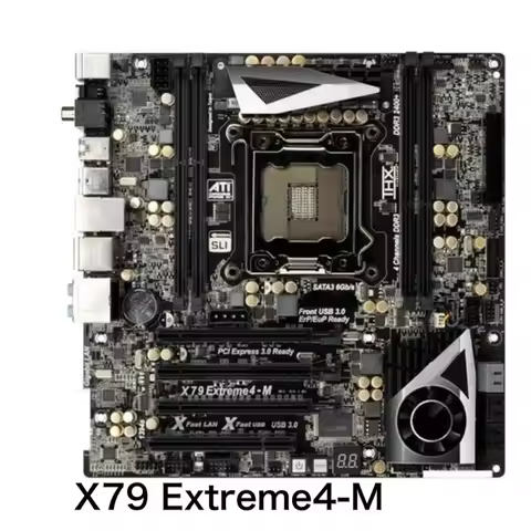 For ASRock X79 Extreme4-M Desktop Motherboard X79 LGA 2011 DDR3 Mainboard 100% Tested OK Fully Work 