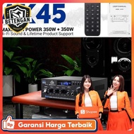 ZUIDIDID Audio Amplifier Bluetooth Stereo USB 2.0 Channel with Remote - AK45