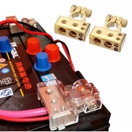 1pcs 4/8 Gauge 4GA 8GA Gold Auto Car Battery Terminal Terminals Wire clip negative positive Saga Wir