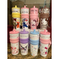 316 Stainless Steel Thermos Bottle 710ml, Sports Thermos Bottle with Portable Straw with Rope Lid