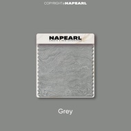 NAPEARL Classic Solid Color High Quality Texture Curtains Polyester Fiber Soft Straight Light Blacko