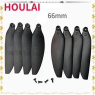 HOULAI Folding Propeller Blades, Black 58mm/66mm Remote Control Drone Parts, Plastic Universal Quadc