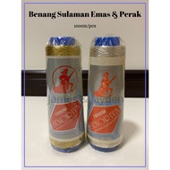 Benang Sulam / Benang Sulaman Emas & Perak - 1000m/200m