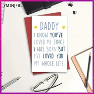 [yminjfbl] Fathers Day Card Blessings Card Greeting Card Fathers Day Gifts from Son