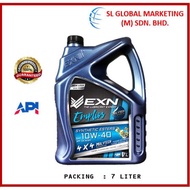 EXN ENGINE OIL -  EMPLIOS 4X4 SAE 10W-40 SYNTHETIC ESTER- 7 LITER - MINYAK ENJIN