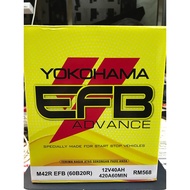 YOKOHAMA M42R EFB ADVANCE M42 (I-STOP) CAR BATTERY BATERI KERETA