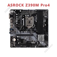 【Used】ASROCK Z390M Pro4 Z490M Pro4  1151 pin supports 8th and 9th generation mid board ninety percen