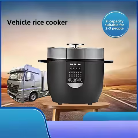 2L Dual-Use Intelligent Rice Cooker for Car And Home 24V/12V JX5 N13ABC Model Car Mounted Rice Cooke